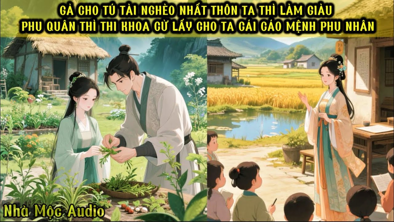 GẢ CHO TÚ TÀI NGHÈO NHẤT THÔN - TA LÀM GIÀU CÒN PHU QUÂN THI KHOA CỬ - LẤY CHO TA CÁO MỆNH PHU NHÂN