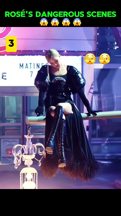 Rosé performed dangerous scenes perfectly!!💯💯#blackpink #rosie #rosé  #parchaeyoung