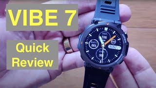 Zeblaze Vibe 7 Bluetooth Calling Continuous Hr Rugged Ip68 Waterproof Smartwatch: Quick Overview