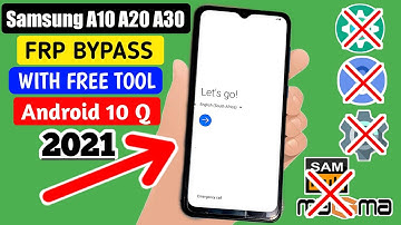 Samsung A10 A10s A20 A20s A30 Android 10 FRP Unlock || Google Account Bypass Final Solution100% 2021