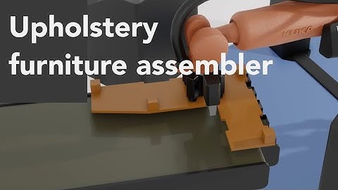 RoboMill “Assembler edition” - robotic cell for upholstery furniture manufacturing