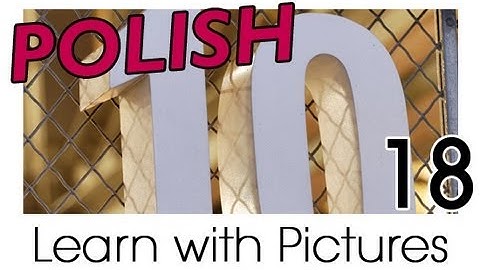 Learn Polish with Pictures - Simple Numbers in Polish