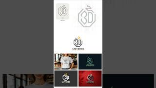 Professional Logo design process | 3D, Sketch to Vector #logo #logotutorial #logodesign #fiverrlogo