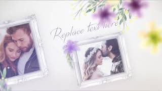 Wedding Slideshow Floral-After Effects Template Videohive