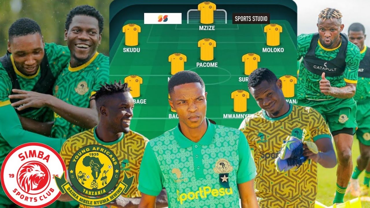 Kikosi cha Yanga Kinachoanza leo Dhidi ya Simba Mechi ya Ligi Kuu ...