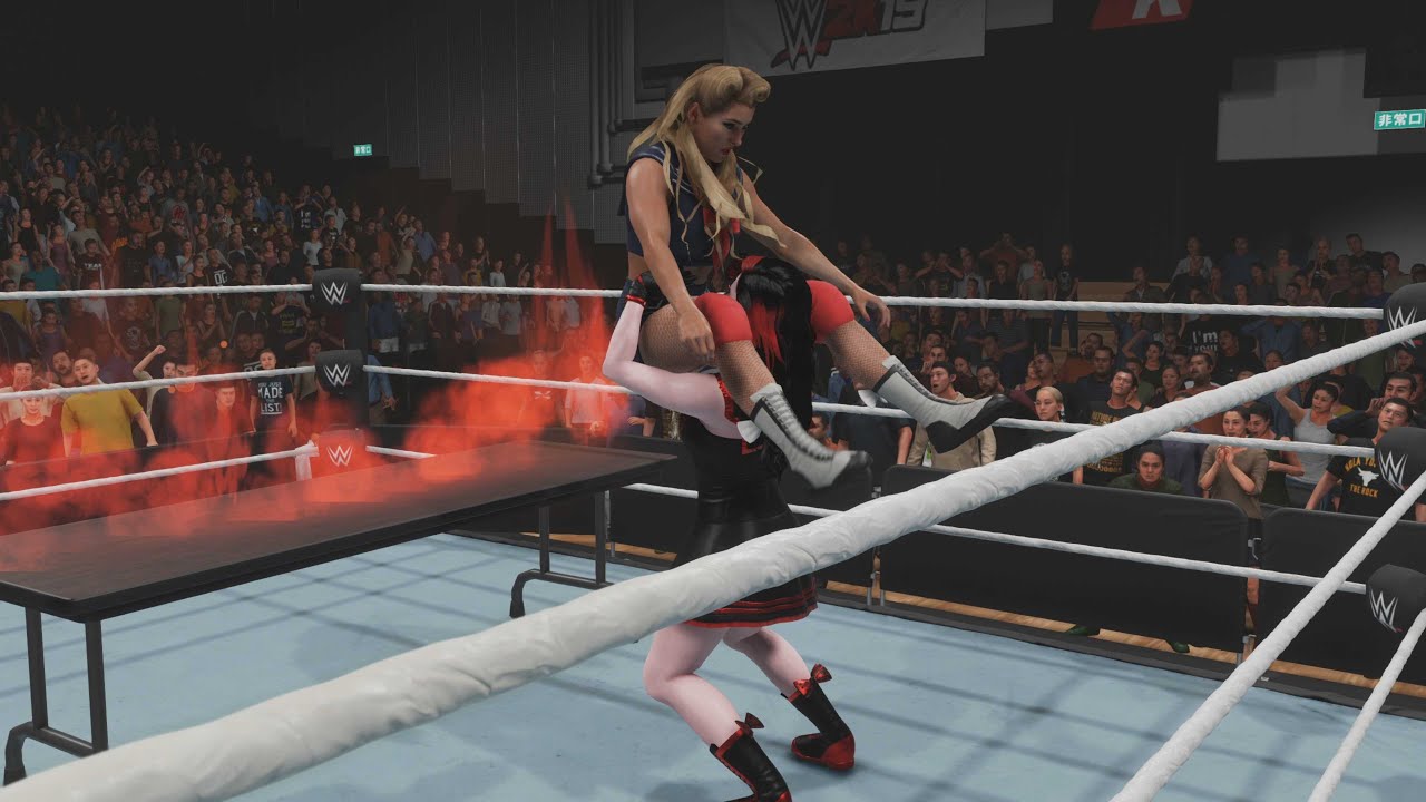 Diana v Lacey Evans - Extreme Rules Match - WWE 2K19