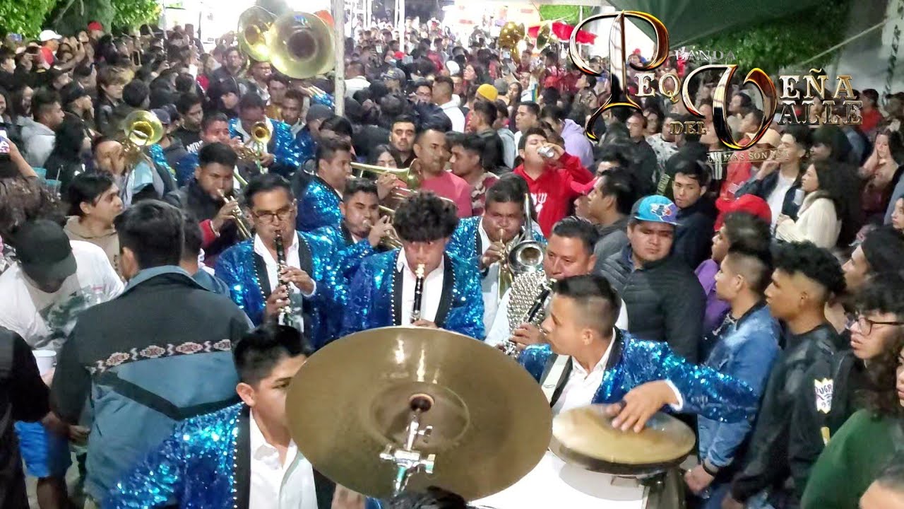 BANDA PEQUEÑA DEL VALLE sorprende a la gente al entrar así- Pinta de mural NG 2023