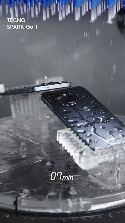 TECNO Spark Go 1 IP54 Water Resistance Test | How It Handles Splashes!