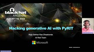 Hacking generative AI with PyRIT | Black Hat Arsenal USA 2024