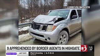 Nine apprehended by border agents in Highgate