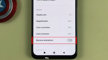 How to remove animation effects, reduce motion on Xiaomi Redmi Note 11 Android 12