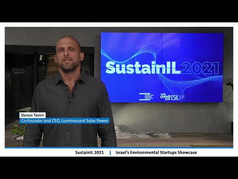 SustainIL 2021 Finalists - Luminescent Solar Power
