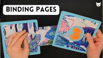 How to Bind Quiet Book Pages Step by Step Tutorial