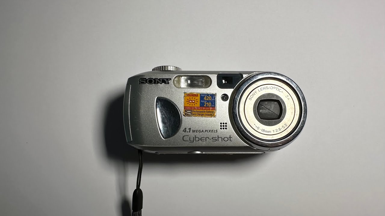 Sony Cyber shot DSC P73 - YouTube