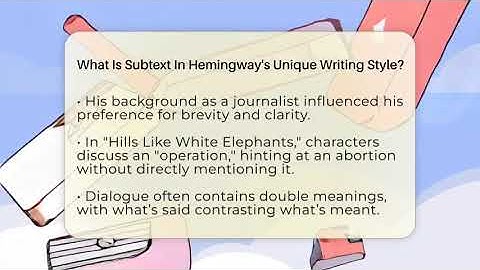 What Is Subtext In Hemingway