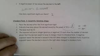 Math 15 Scientific Notation   Lesson