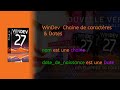 NSD DESIGN - WinDev Les Chaines de caractères et les Dates
