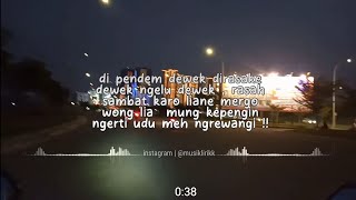 DJ TATU Opo aku salah yen aku crito| Story WA Kekinian | MUSIK