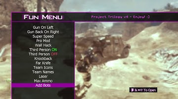 © Vibes Virus Modz ® ™ MW2  Mod Menu -  Project Trilogy V4