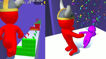 COLOR RUN STICKMAN 3D GAMEPLAY WALKTHROUGH PART 1