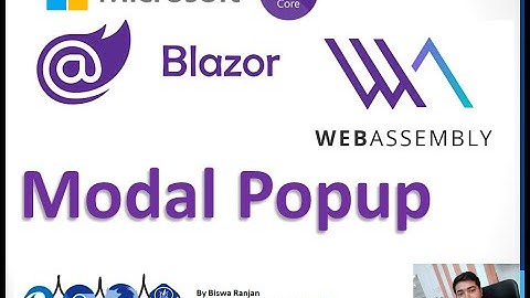 Modal Popup Implementation in Blazor Web Assembly EP-16
