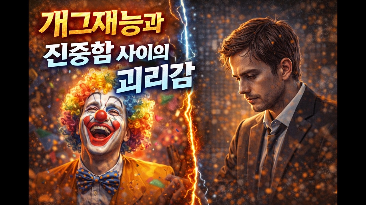 개그맨, 코미디언(연예인들): 재능과 진지함 사이의 간극