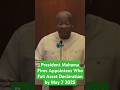 President Mahama Fires Appointees Who Fail Asset Declaration By May 7 2025 Shorts President Mahama Fires Appointees Who Fail Asset Declaration By May 7 2025 Shorts