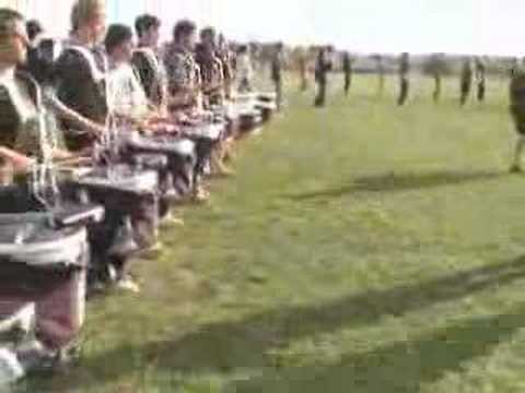 2005 Papillion La Vista High School Drumline Practice