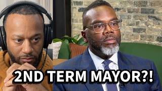 "2nd Term?!" Chicago Mayor Brandon Johnson Interview, Claims Chicago Is Safe