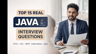 TOP 15 Java Interview Questions #Java #interview #corporate #javainterviewprep #javaprogramming