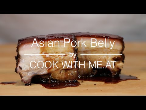 Asian Pork Belly - Smoked on the Big Green Egg - COOK WITH ME.AT - YouTube