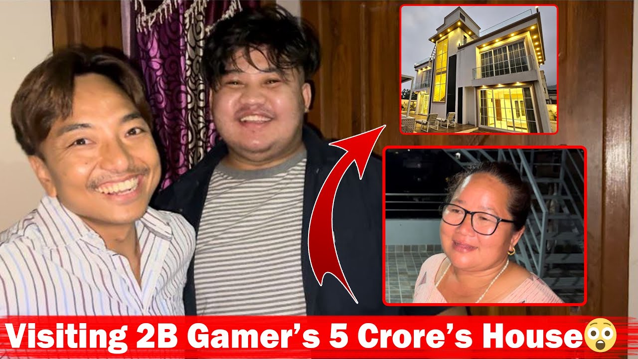 Visiting 2B Gamer’s 5 Crore’s House😮Biswa Limbu Vlogs ❤️🔥