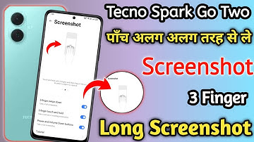 How to take screenshot in tecno spark go2 | Tecno spark go2 screenshot setting | Screenshot setting