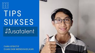 Tips Sukses di Aplikasi Nusatalent screenshot 1