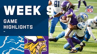 Lions vs. Vikings Week 9 Highlights | NFL 2020