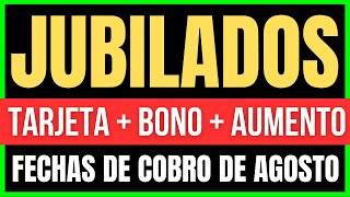  BONO + 2 EXTRAS  CUANTO COBRO en Agosto del 2023  Jubilados  y Pensionados Anses FECHAS DE PAGO