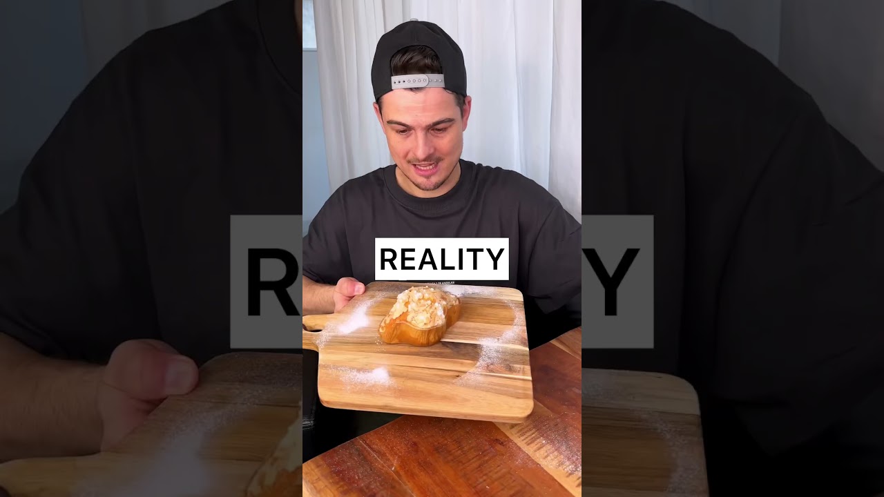 Then they'll tell you it's just "serving SUGGESTION"😌🤌🍰✨😁 | Food vs reality | CHEFKOUDY