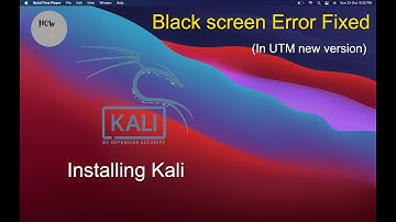 Installing Kali | Black Screen Error | UTM New version | No Console Only Option | Fixed | HowTo