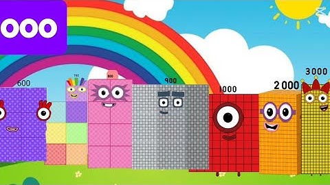 Mathblocks small to big numbers | counting 1- 10000 Numberblocks #learntocount @kidslearningvideos29