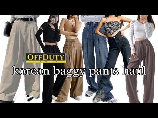 Korean style New Street Casual Baggy Jeans Korean Fashion Straight Wide Leg  Trousers Couple Denim Pants - AliExpress