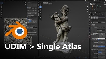 Blender Tutorial | UDIM to Single Atlas
