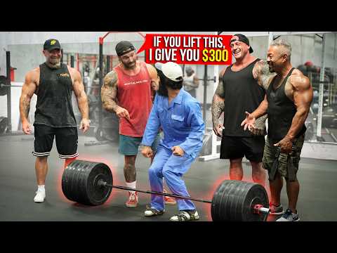 BODYBUILDER challenged JANITOR ANATOLY
