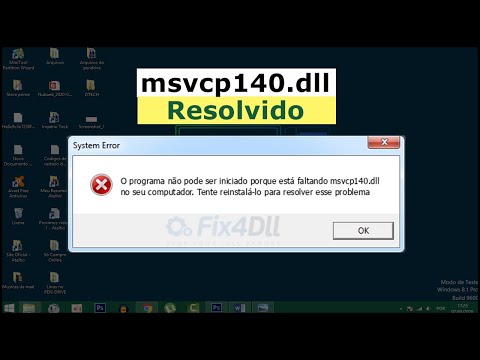 Como Resolver ERRO msvcp140.dll de PROGRAMAS E JOGOS definitivamente em 2020