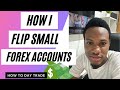 How to Trade A Small FOREX Account | Live Trades