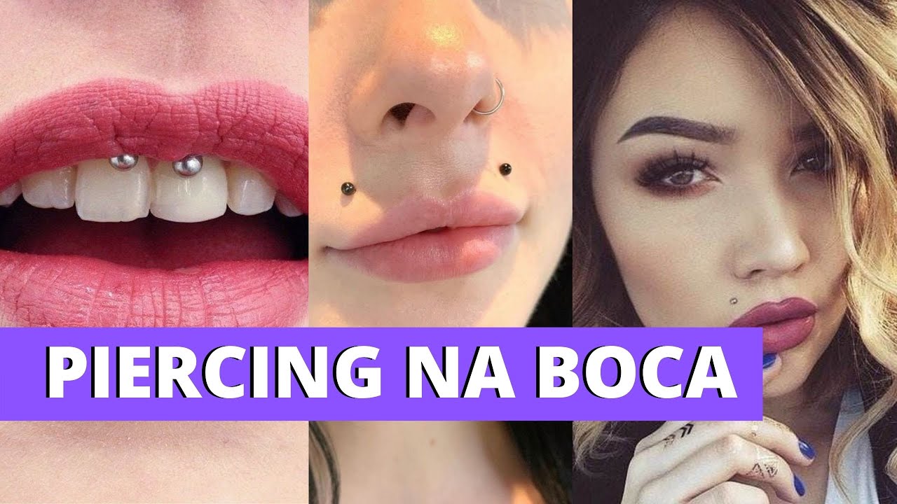 Piercing na Boca (Fotos, Modelos, Cuidados)