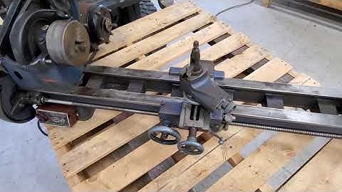 Craftsman/Atlas 12x36" lathe operations