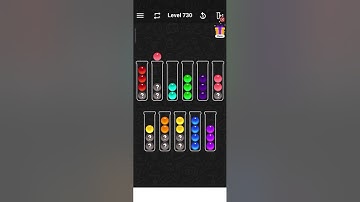 Level 730 of Ball Sort Color Puzzle