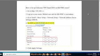 Set up Unlocator VPN Smart DNS on DD-WRT router screenshot 4