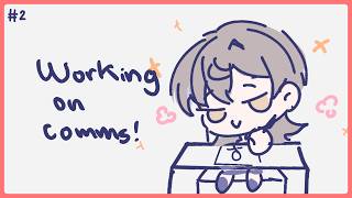 【Co-working Stream】Mostly silent drawing 'w' #3