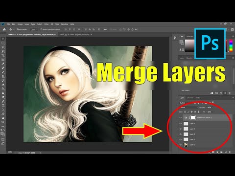 Video: Hoe Om Lae In Photoshop Saam Te Voeg